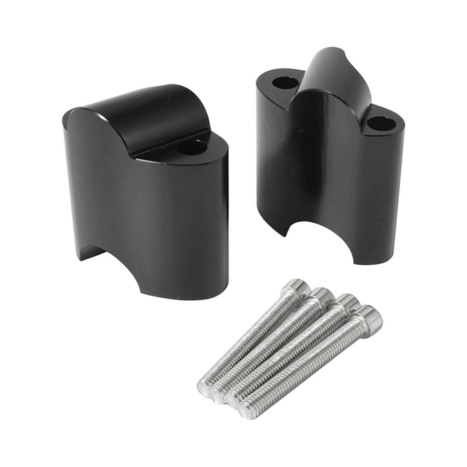 Handlebar Riser Mount Clamp XL 1200X Black