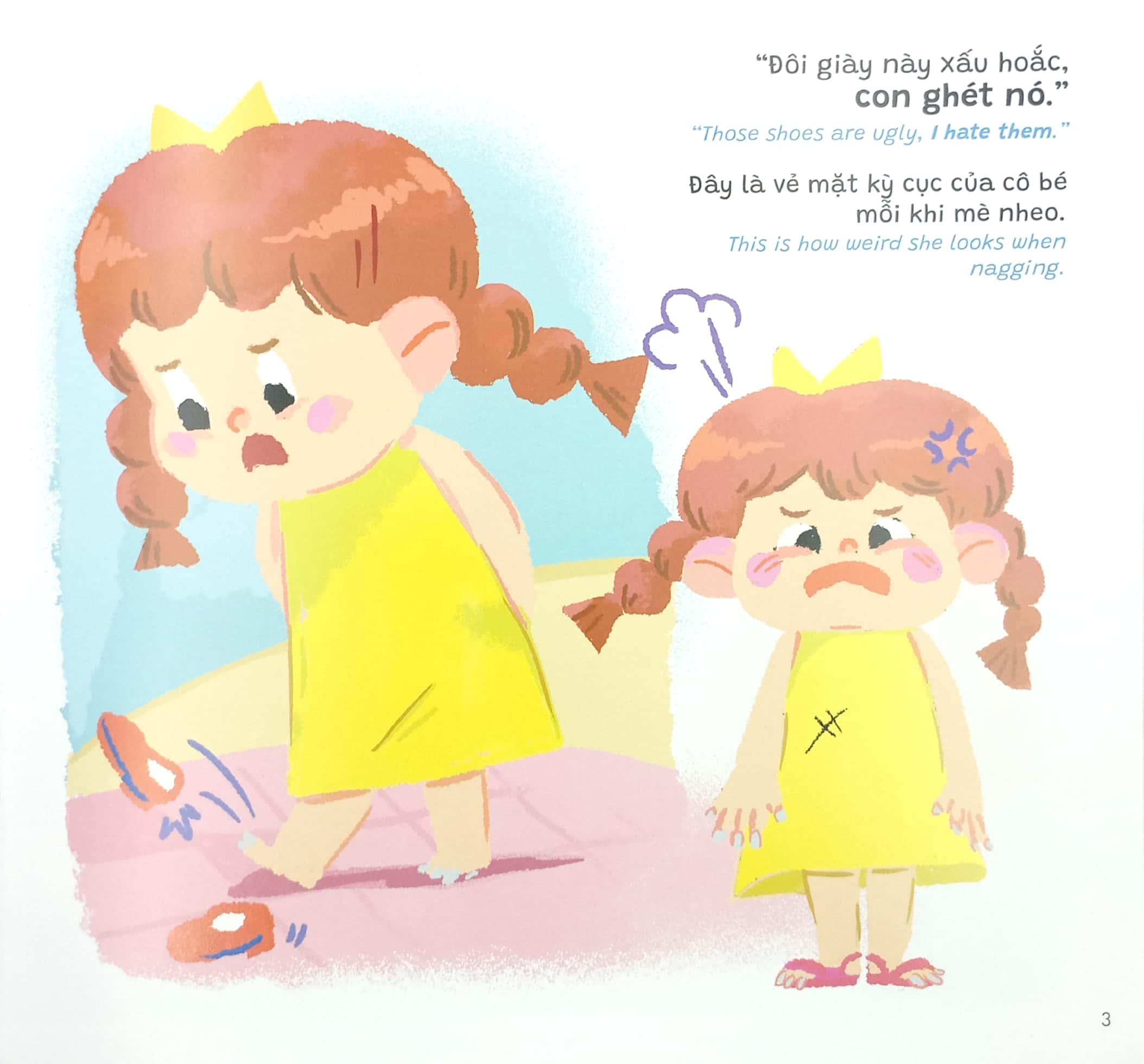 Truyện Kể Cho Miu Hiểu Chuyện - Con Ghét Cắt Móng Chân, Móng Tay (Song Ngữ Việt-Anh)