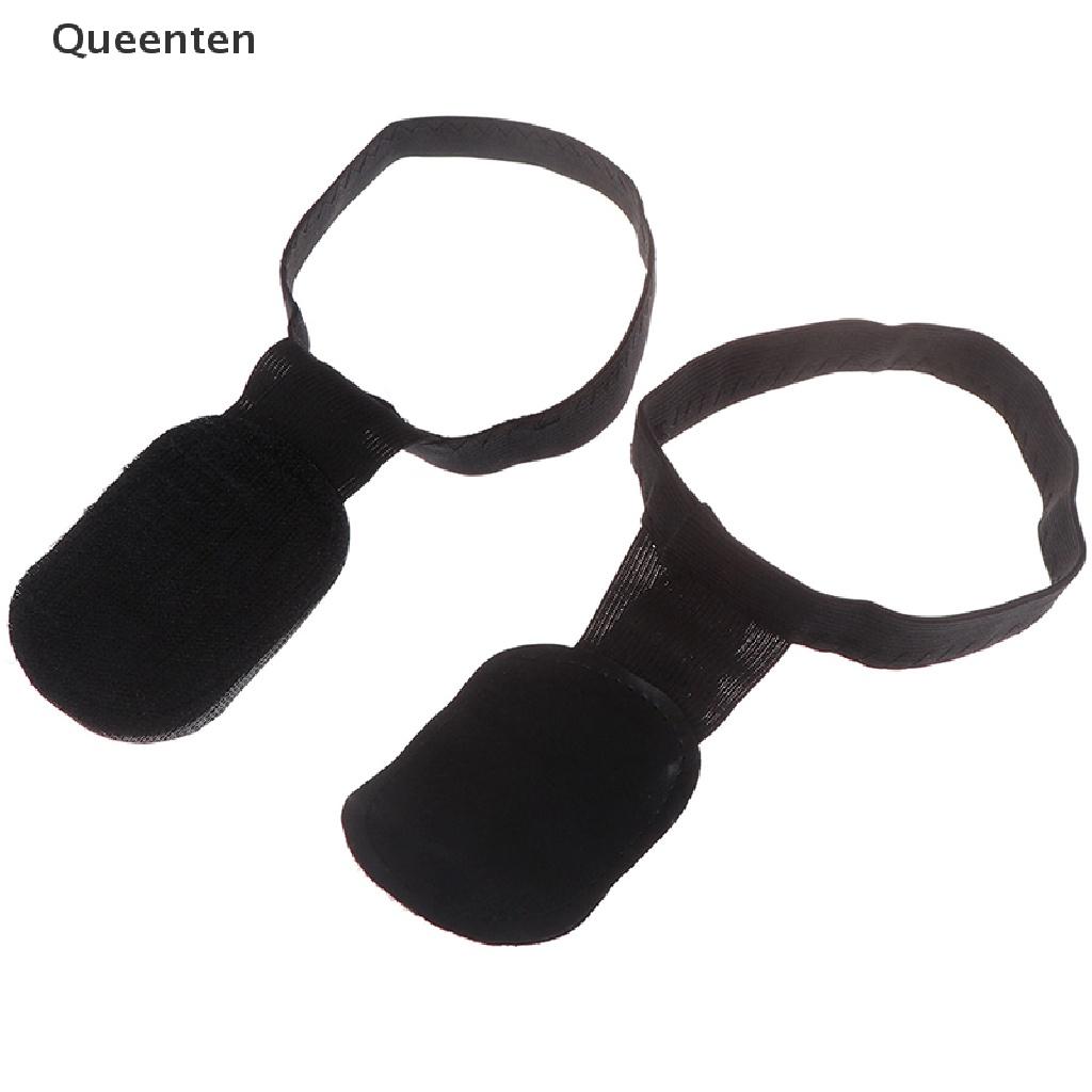 Queenten 1Pc Massager Shapewear Chest Belt Back Shoulder Posture Corrector Black VN