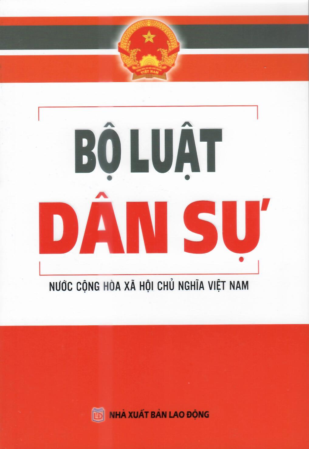 BỘ LUẬT DÂN SỰ - HIỆN HÀNH