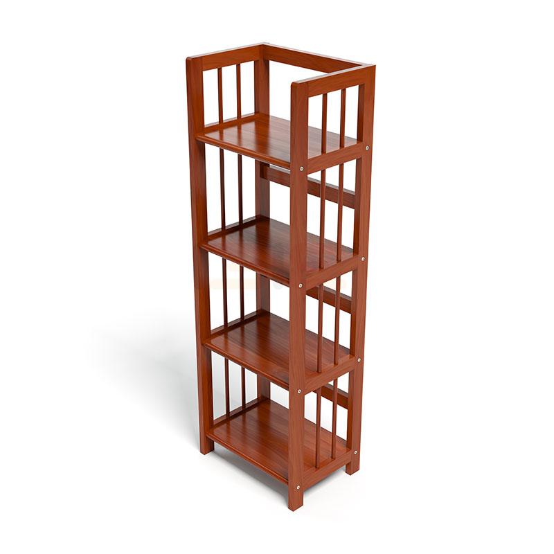 Kệ Sách 4 Tầng Gỗ Cao Su IBIE KS440  - Cánh Gián