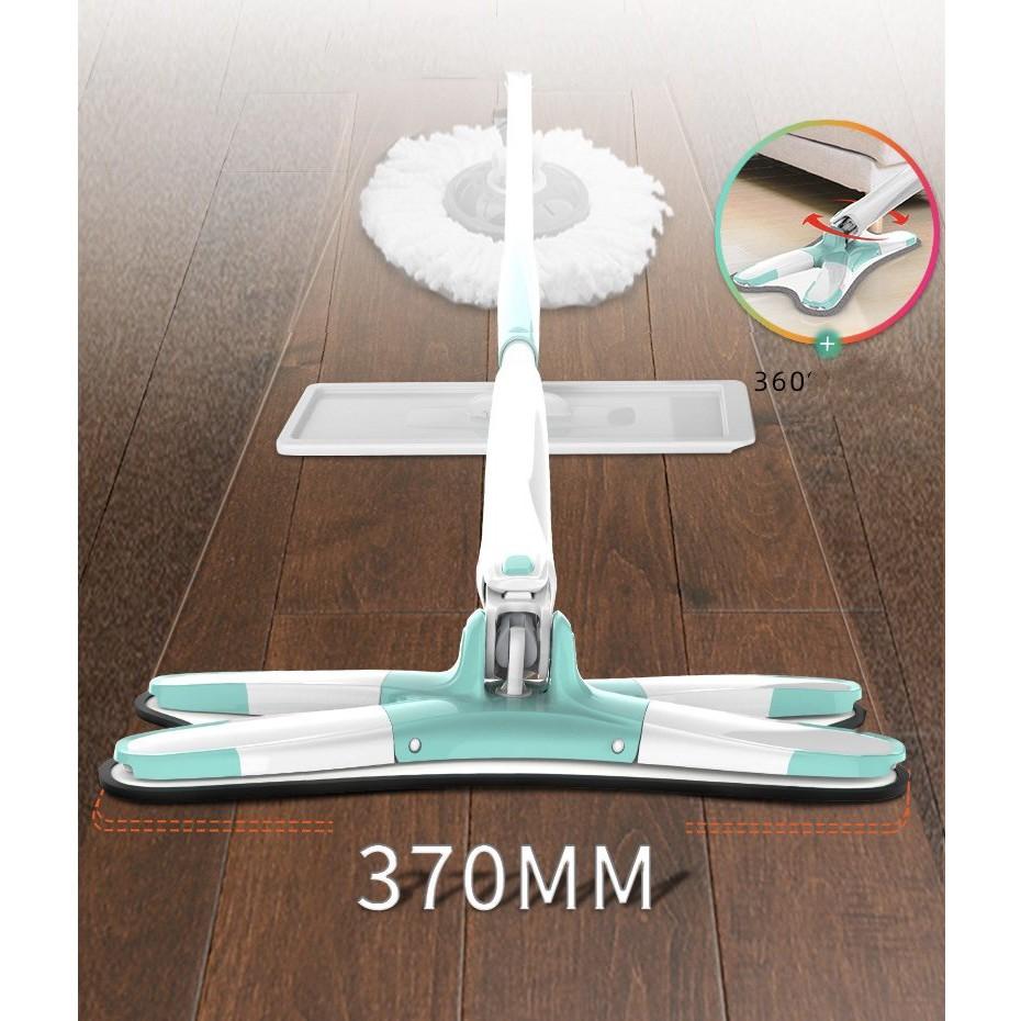 Cây lau nhà tự vắt không chạm tay BLUE TORNADO  - AsiaMart