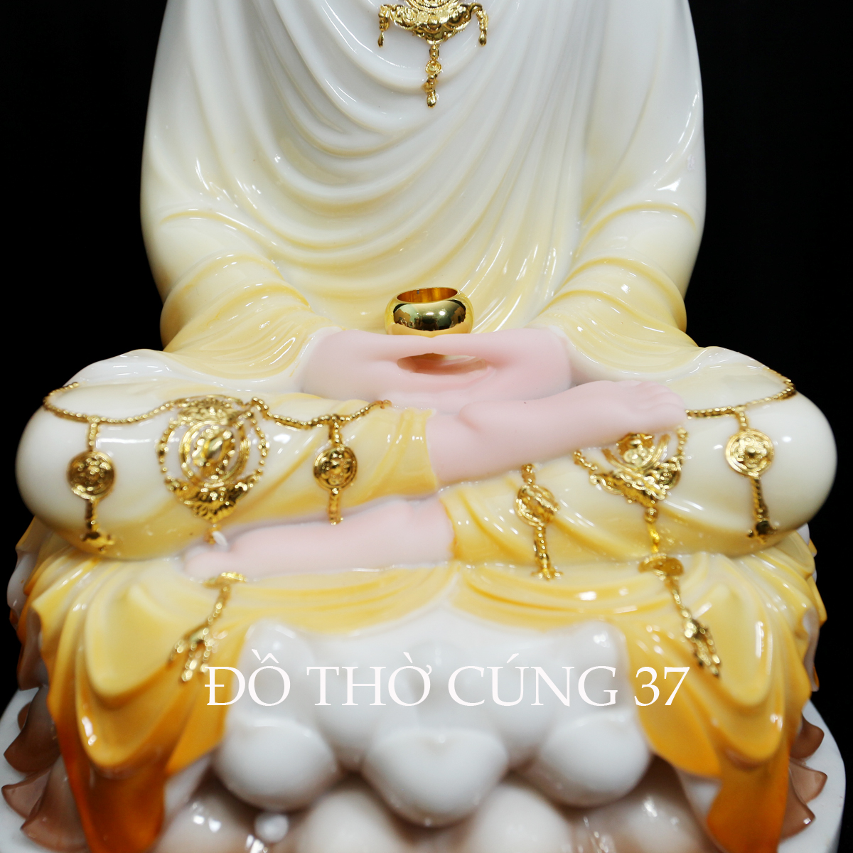 TƯỢNG PHẬT THÍCH CA ÁO VÀNG CAO CẤP - HÀNG NHẬP KHẨU