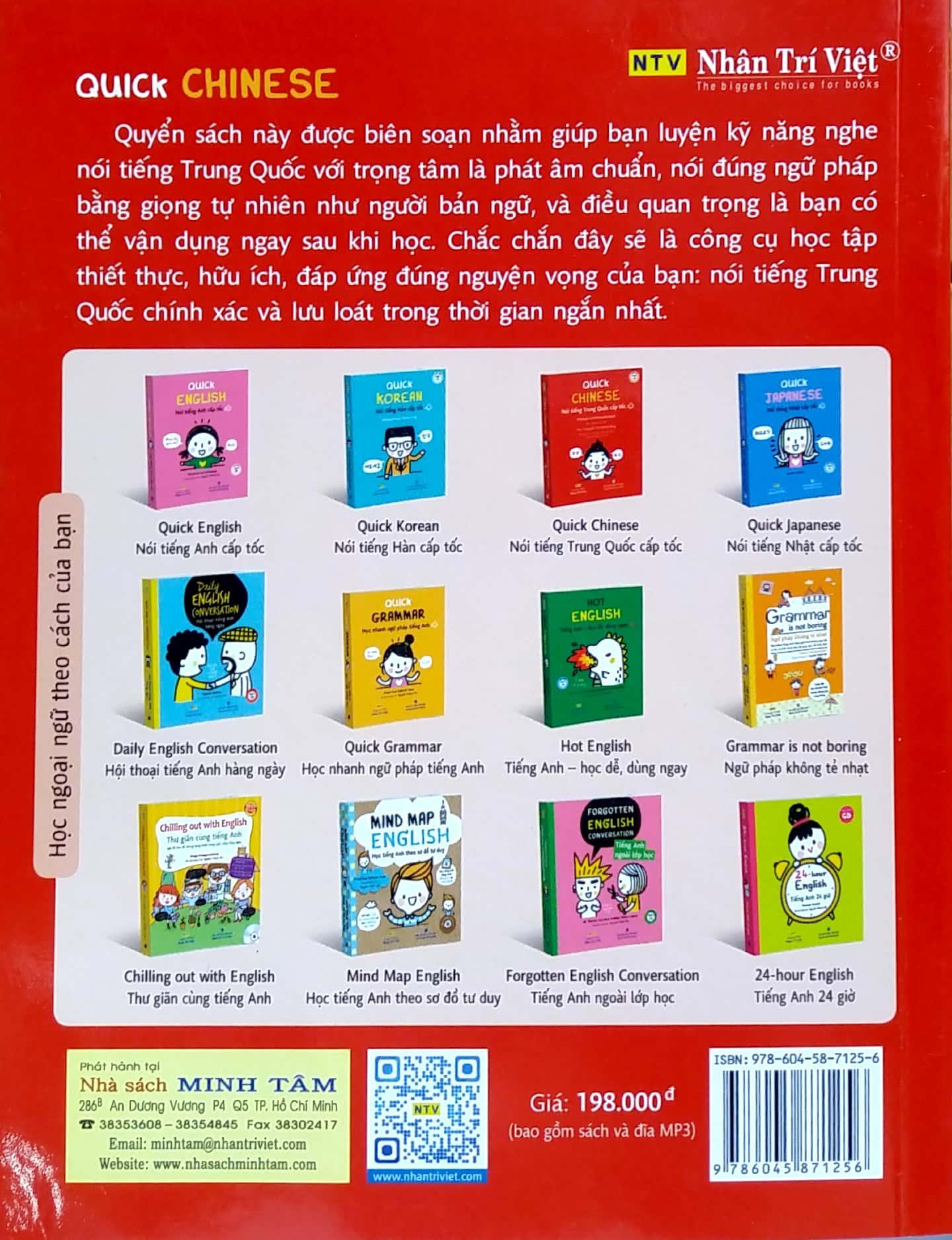 Quick Chinese - Nói Tiếng Trung Quốc Cấp Tốc