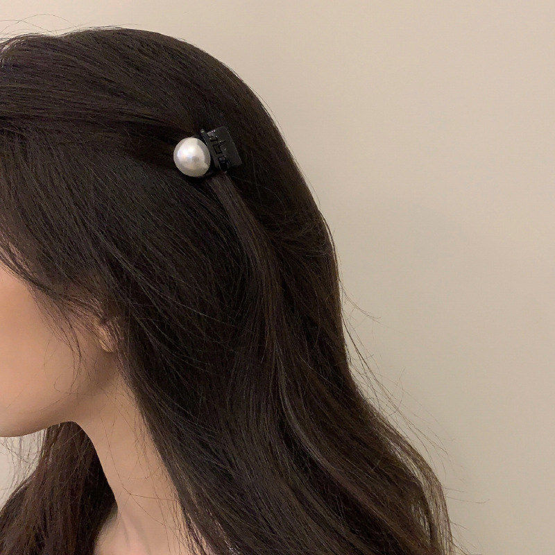 Bộ 2 chiếc kẹp cua mini đính ngọc xinh xắn, kẹp tóc càng cua mini cho nữ, phụ kiện tóc nhỏ