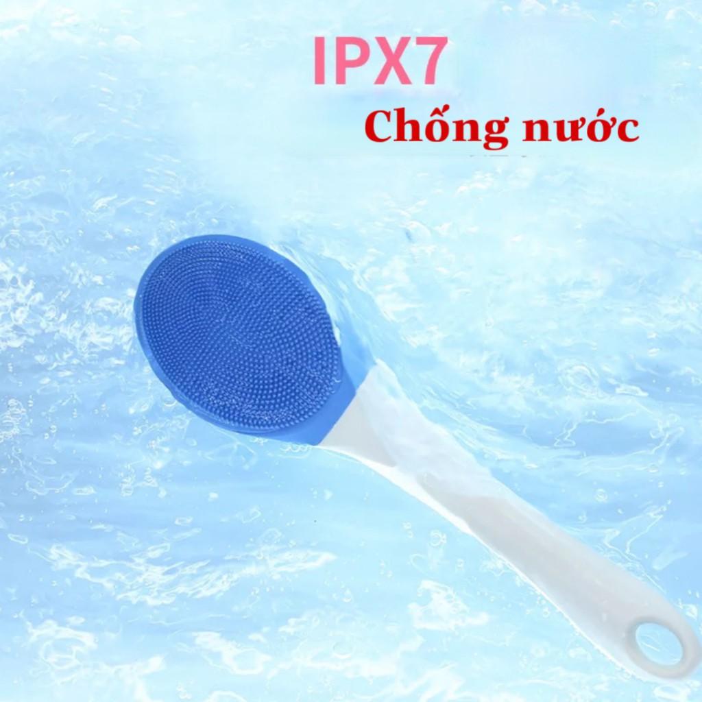 Máy tắm, cây chà lưng, cọ tắm silicon kháng khuẩn- Tẩy da chết body, giảm mụn, viêm lỗ chân lông - Dinh Dinh