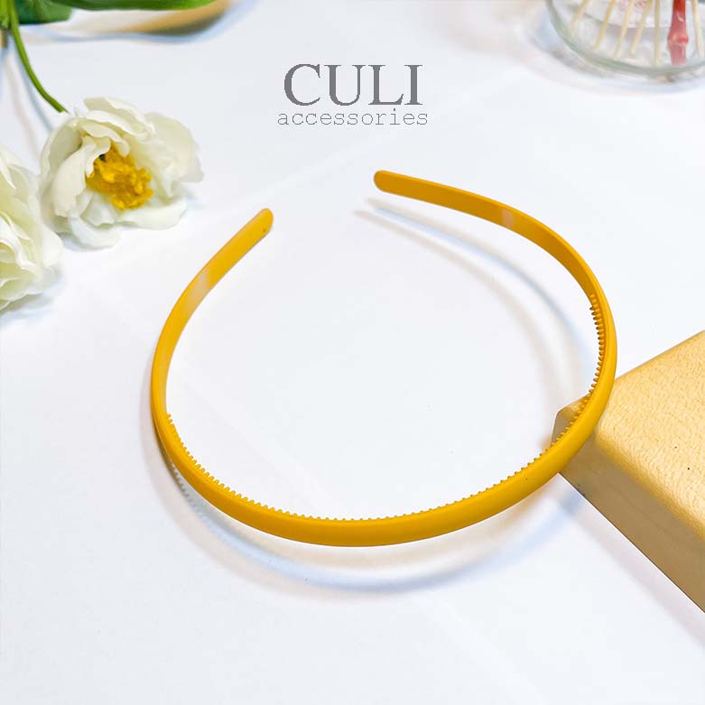 Băng đô cài tóc, Bờm cài tóc bản 1cm nhiều màu xinh xắn cho nữ - Culi accessories