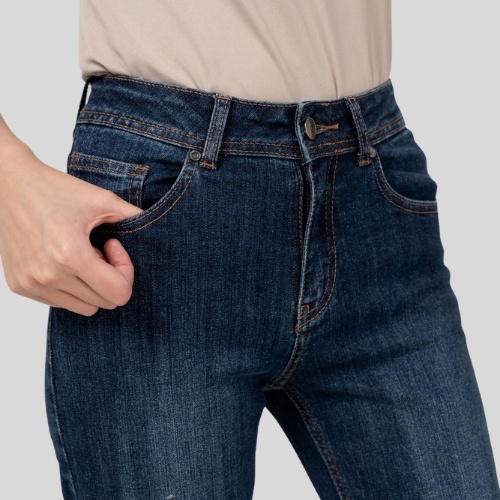 Quần jeans nữ YODY boyfriend tôn dáng co giãn chất giữ form QJN4014