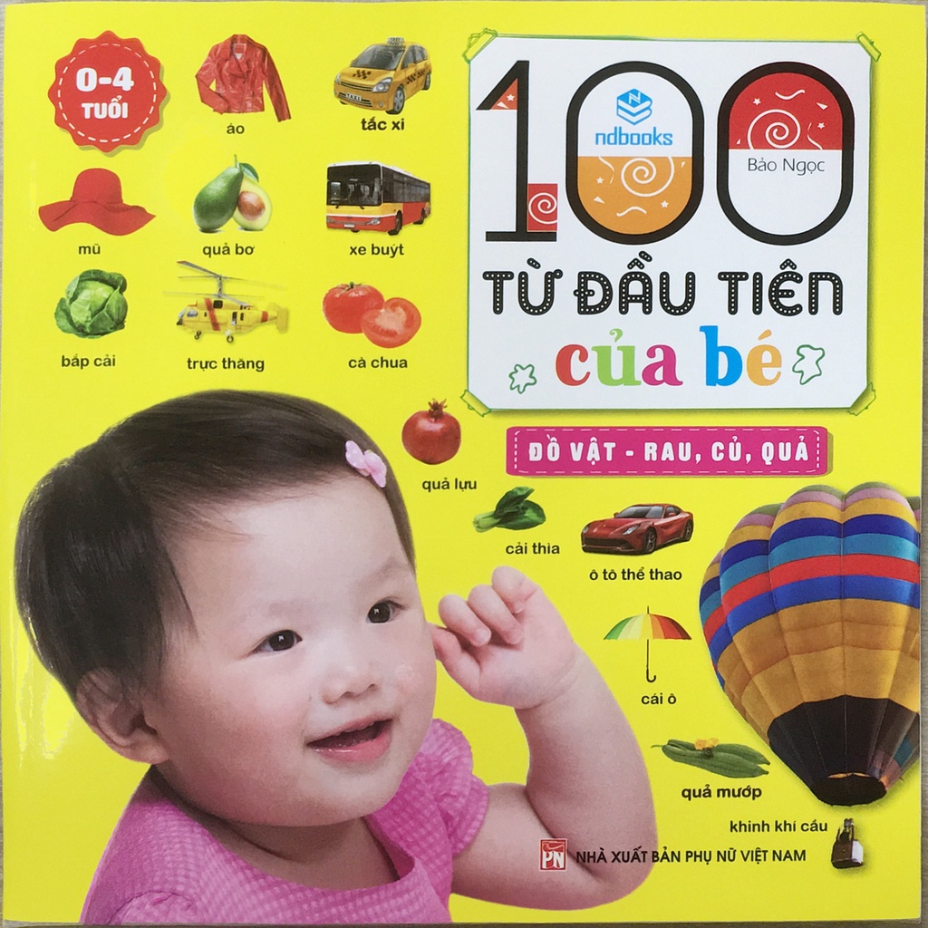 100 từ đầu tiên của bé - Đồ vật- Rau, củ, quả