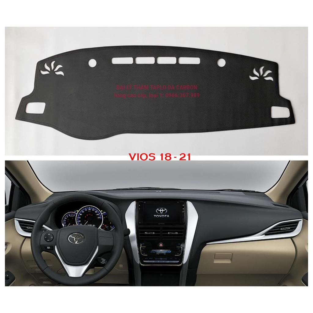 Thảm Taplo Da vân Carbon cao cấp TOYOTA VIOS