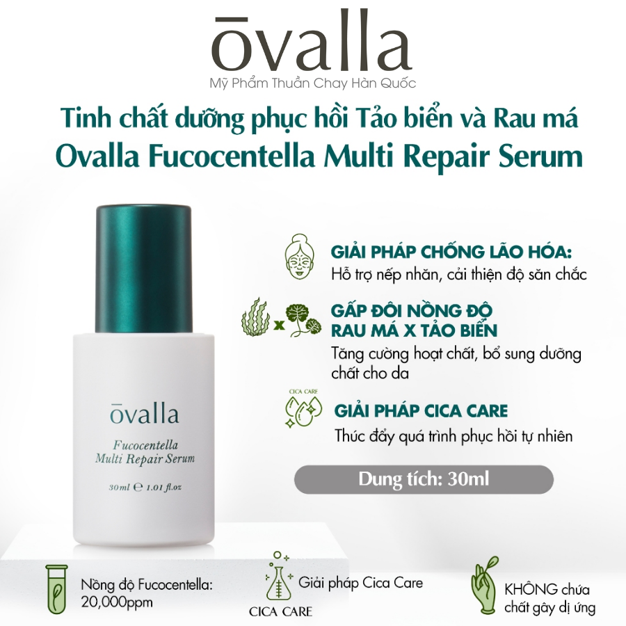 [GIFT] TINH CHẤT DƯỠNG THUẦN CHAY OVALLA 30ML