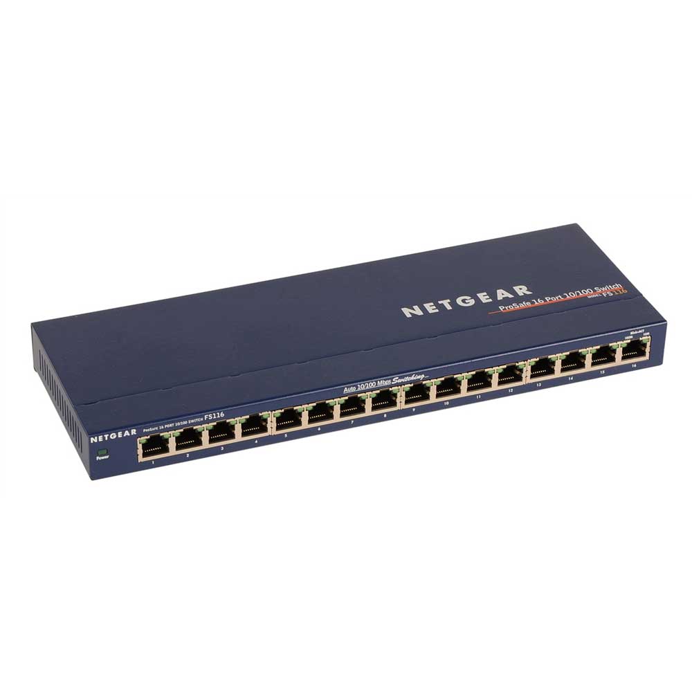 Hình ảnh Bộ Chia Mạng 16 Cổng Switch Netgear FS116 Fast Ethernet Unmanaged 16 Port 10/100Mbps - Hàng Chính Hãng