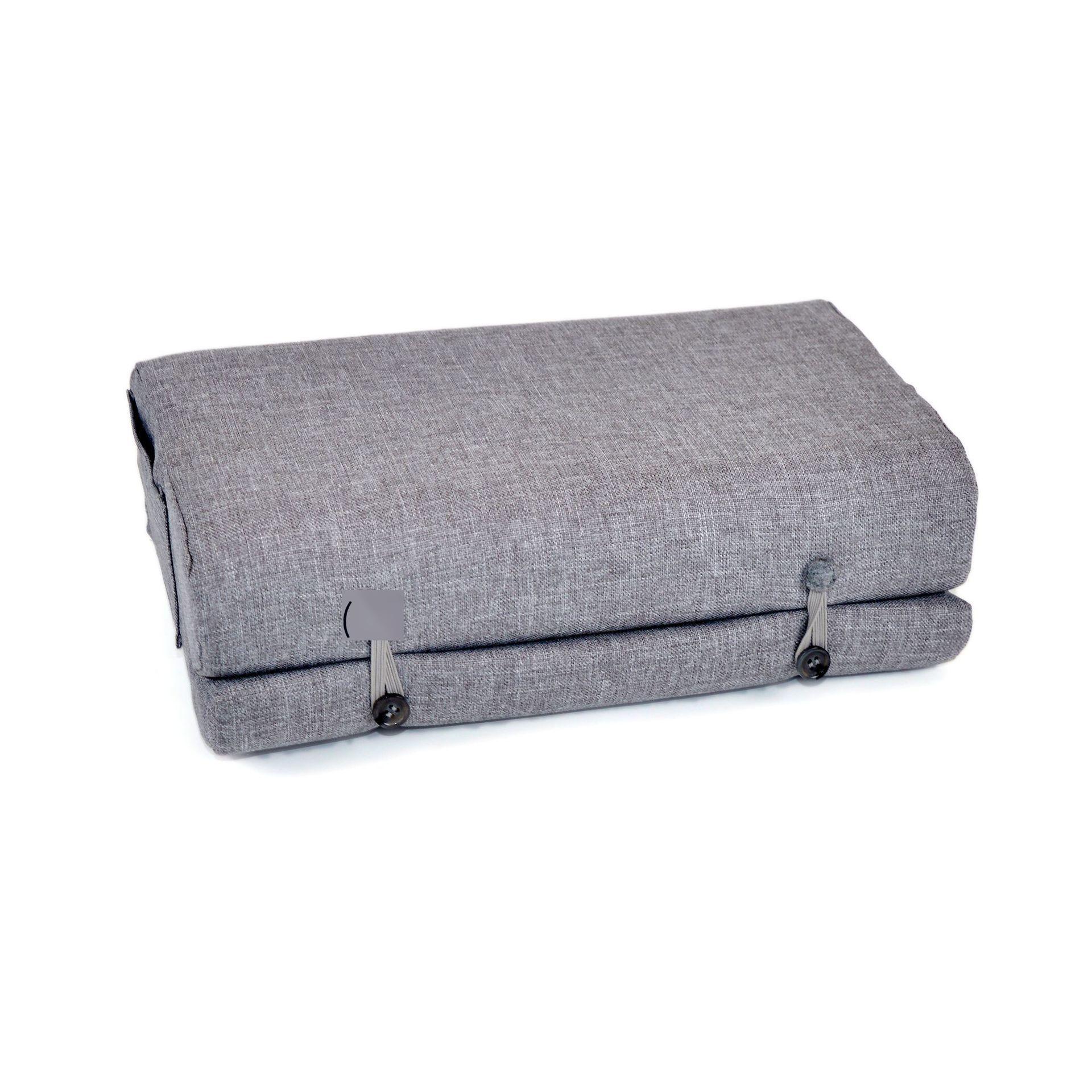 Phong cách mới nhất có thể gập lại lười đọc canvas khung gối khung máy tính bảng gối máy tính bảng điện thoại di động đế đa chức năng gối hình tam giác