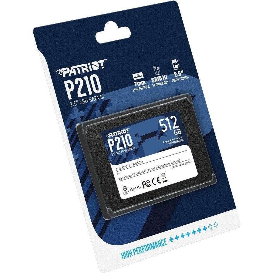 Ổ cứng SSD PATRIOT P210 512GB SATA3 2.5 inch Hàng chính hãng