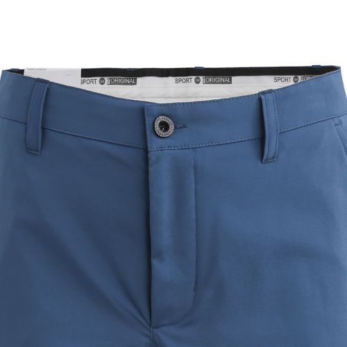 Quần short golf nam Simple &amp; Basic, co giãn, thoáng khí, thấm hút mồ hôi tốt, mau khô, màu xanh navy