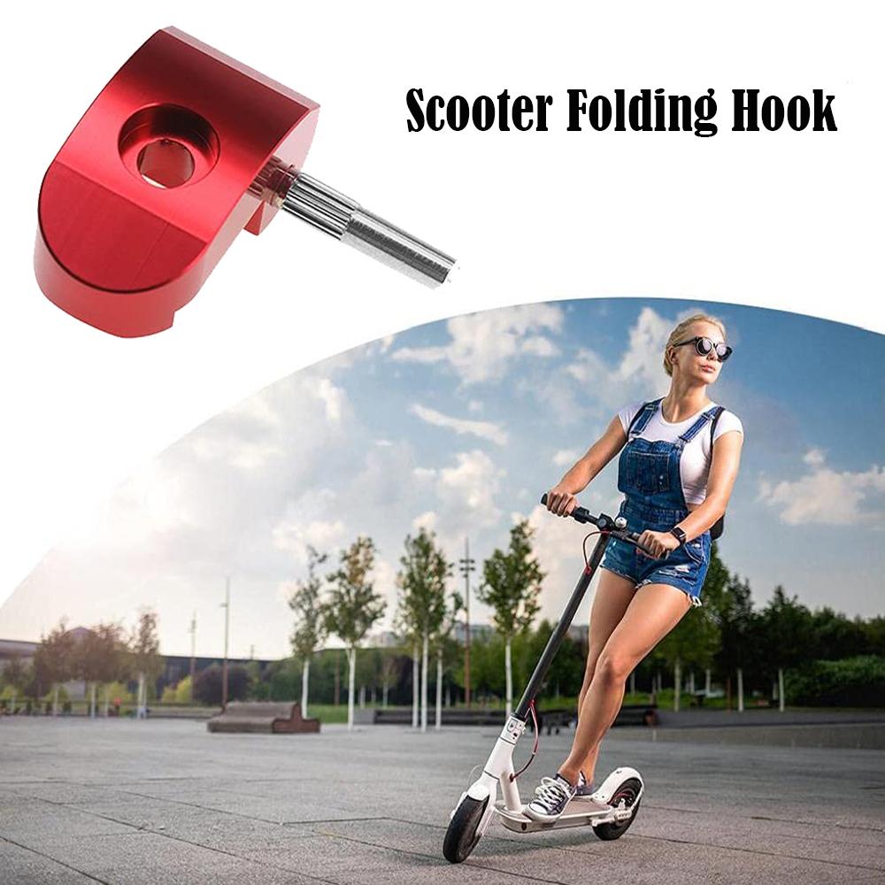 Hợp Kim Nhôm Gia Cố Gấp Móc Cho Xiaomi M365 Pro Xe Điện Thay Thế Khóa Bản Lề Gấp Khóa Có Chốt Color: Latch
