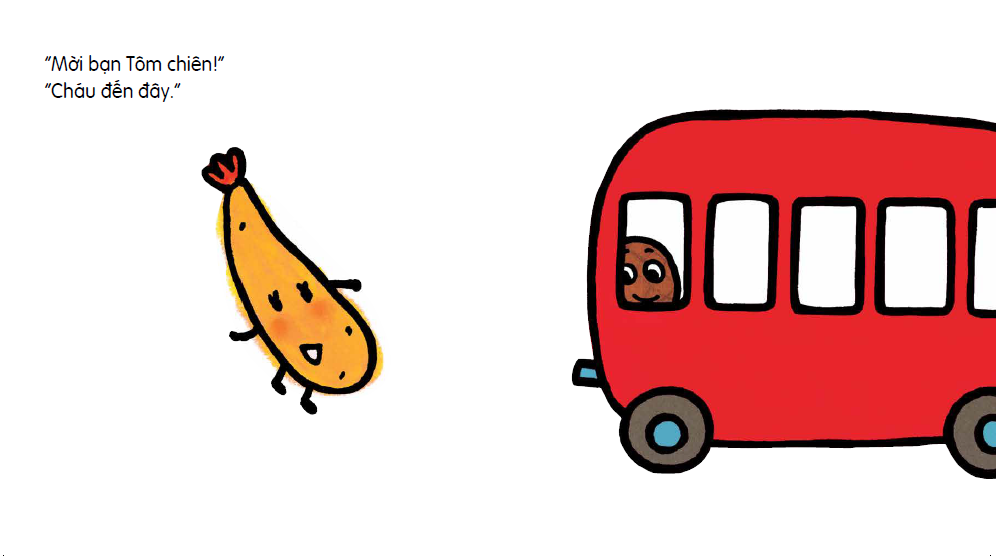 Truyện Tranh Ehon Nhật Bản - Xe Buýt Bento (Tái Bản 2023)