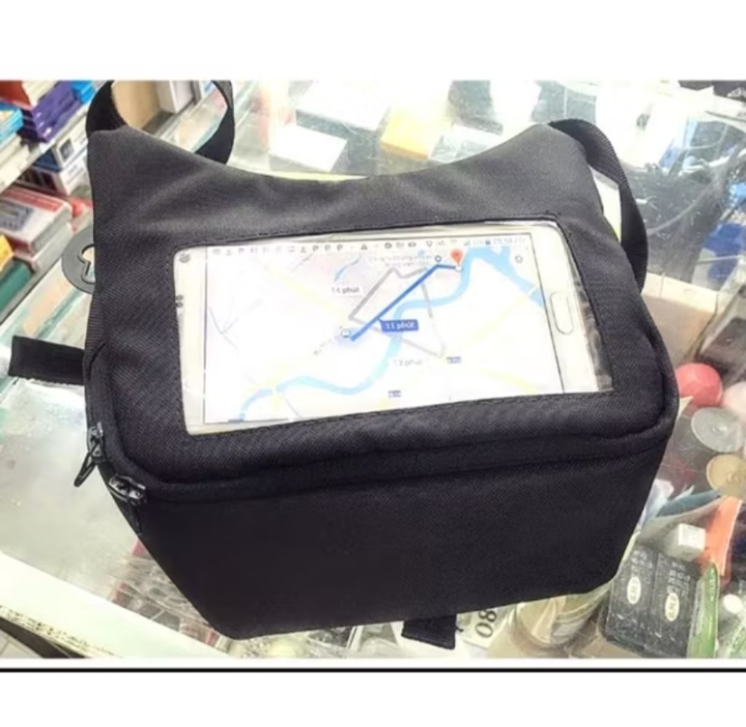 1 TÚI TREO ĐẦU XE MÁY CÓ NHIỀU NGĂN ĐỰNG PHỤ KIỆN THUẬN TIỆN MẪU MỚI CHẤT LƯỢNG