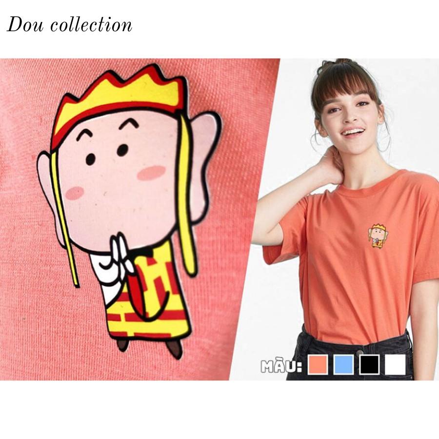 Áo Thun Nam Tay Ngắn Icon Đường Tăng - Unisex - Cotton - Mã AT016