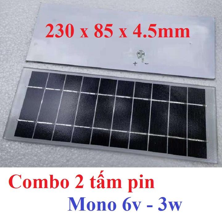 Tấm pin MONO năng lượng mặt trời 6v-5w