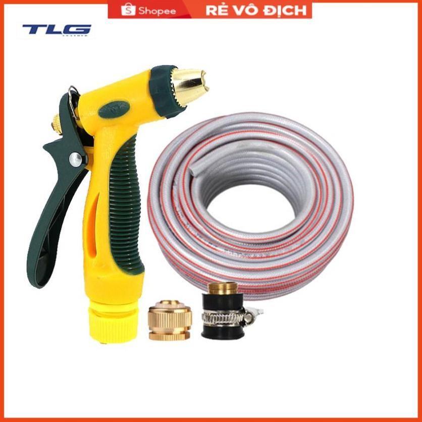 Bộ dây vòi xịt nước rửa xe, tưới cây tăng áp 3 lần,loại 3-5M  206317