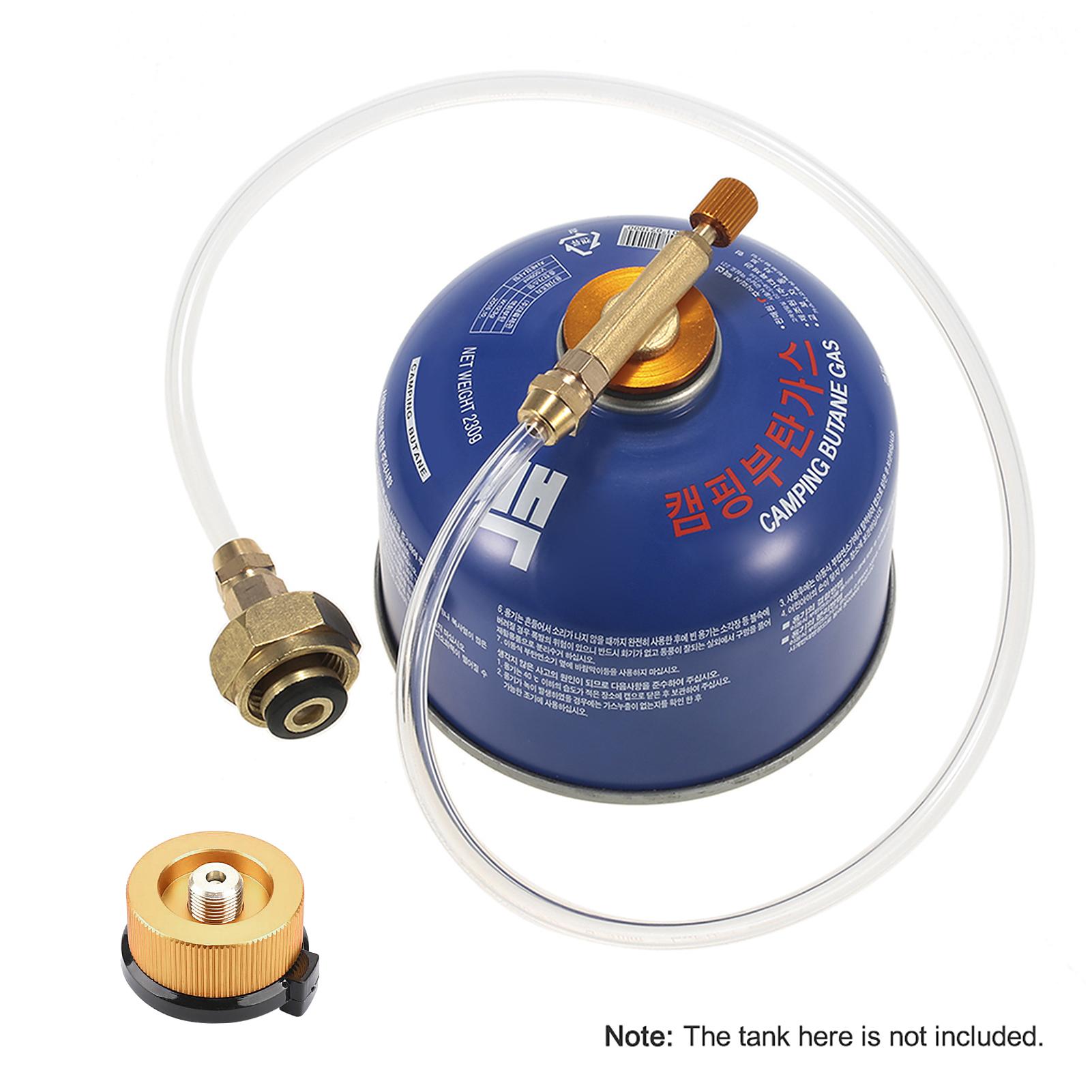 Outdoor Camping Gas Stove Propane Refill Adapter Gas Cylinder Adapter Convertor Gas Filling Tank Coupler