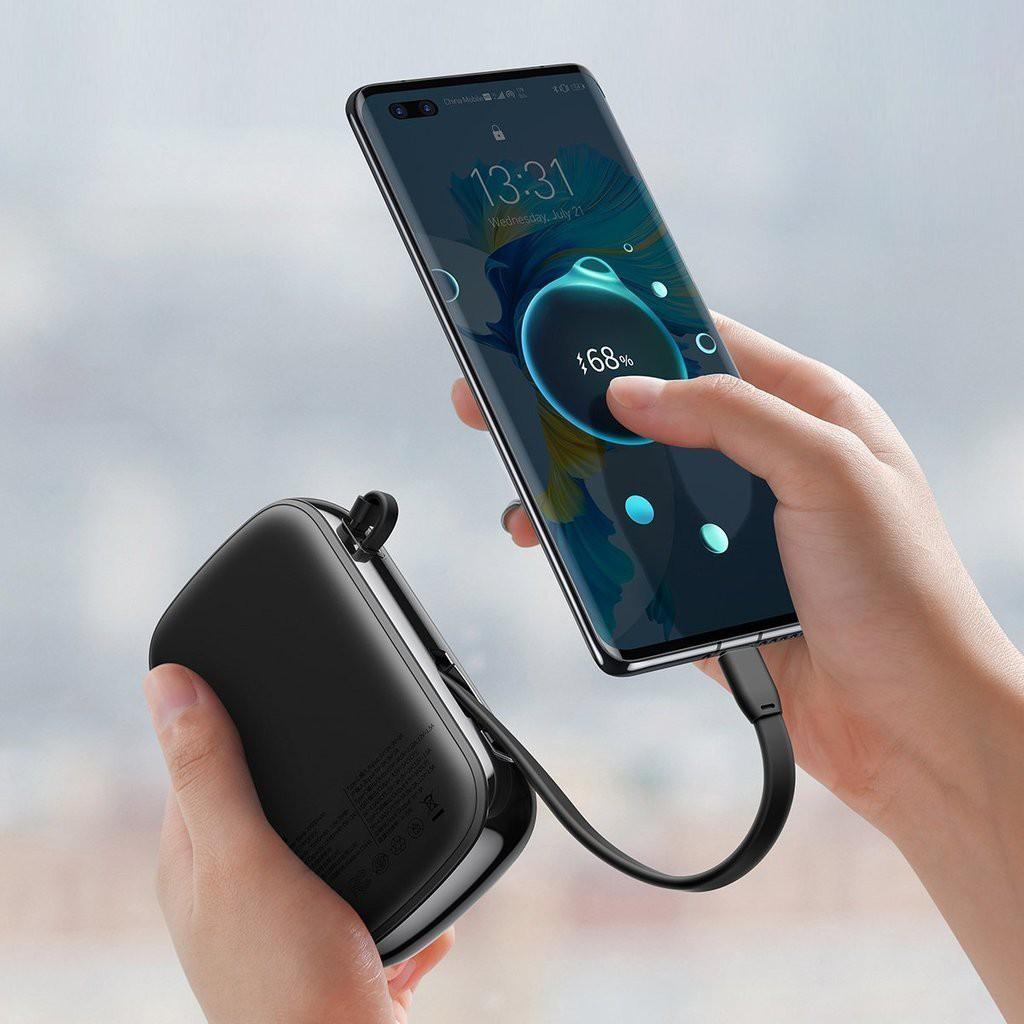 Pin sạc dự phòng sạc nhanh Baseus Qpow Digital Display 20000mAh (22.5W/ 5A , USB+Type C Port, QC/ PD Quick Charging) -Hàng Chính Hãng