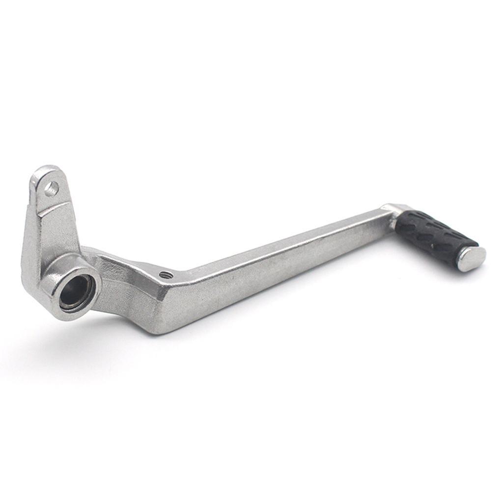 Motorcycle Rear Brake Pedal Foot Lever Pedal Rod 6.85" aluminium