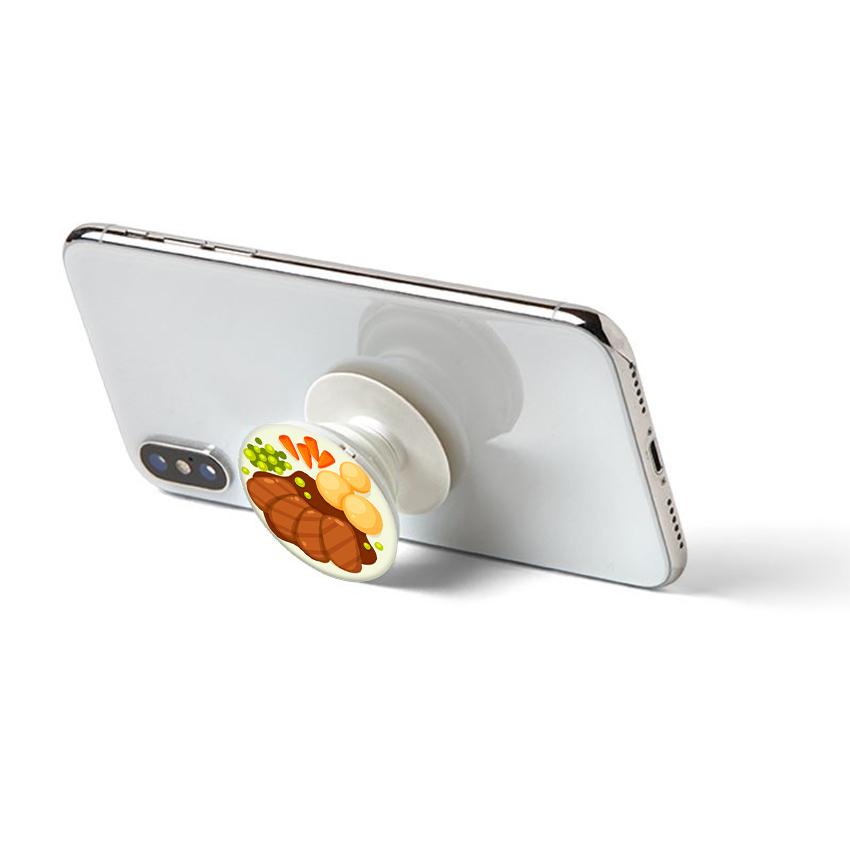 Gía đỡ điện thoại đa năng, tiện lợi - Popsocket - In hình BEAFSTEAK - Hàng Chính Hãng