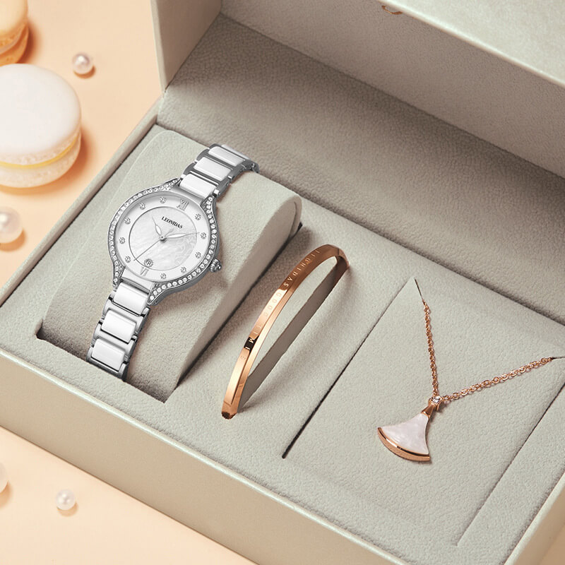 Đồng hồ nữ chính hãng LEONIDAS LD80132-2 Kính sapphire ,chống xước ,Chống nước 30m ,Bh 24 tháng,Máy điện tử
