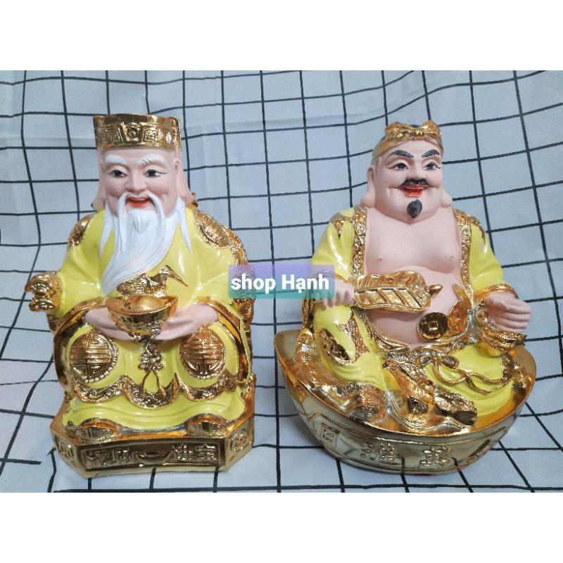 Tượng Ông Địa Thần Tài cao 25 cm
