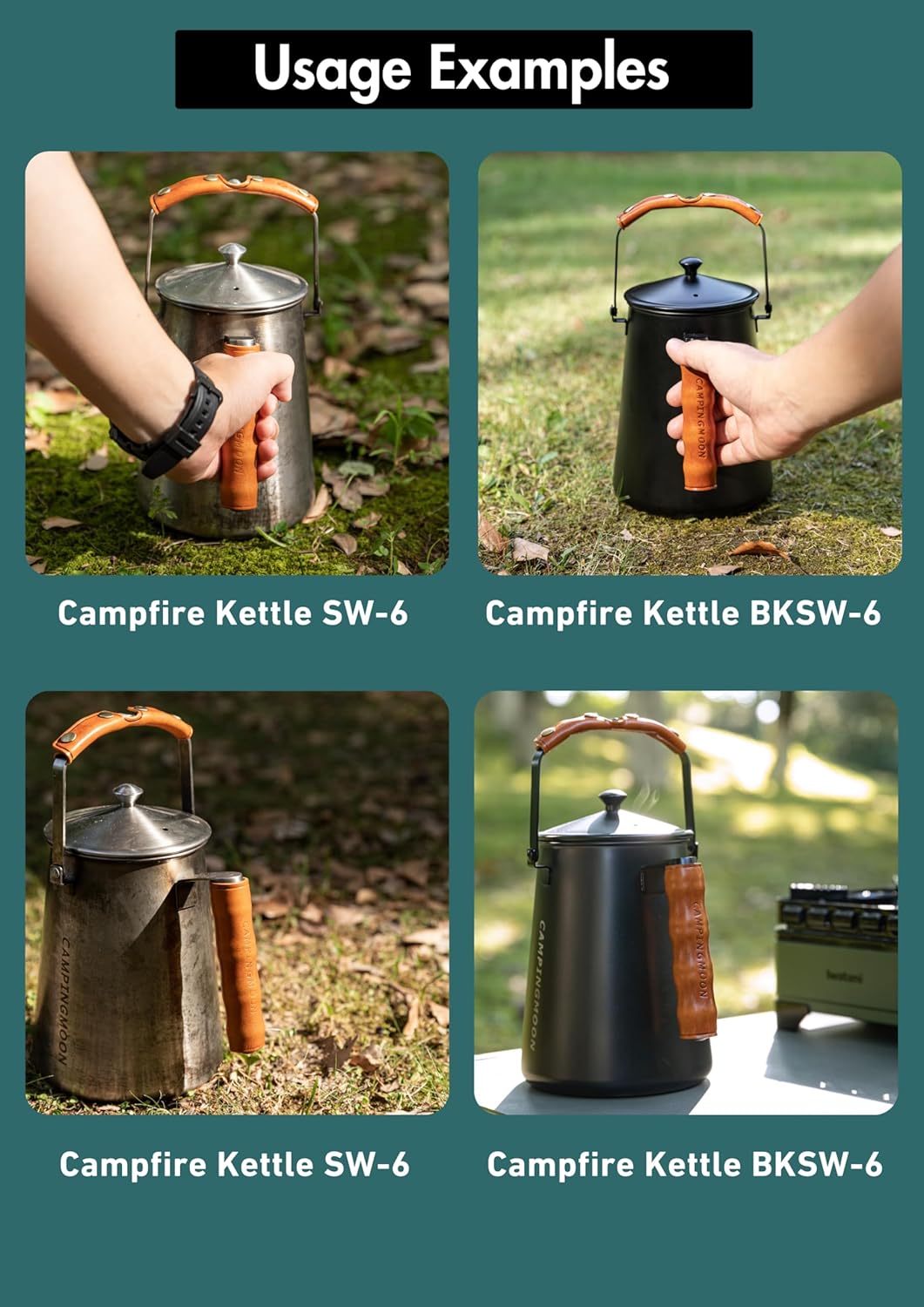 Miếng da bọc chống nóng Campingmoon PT-67 dùng cho ấm đun SW-6 / BKSW-6