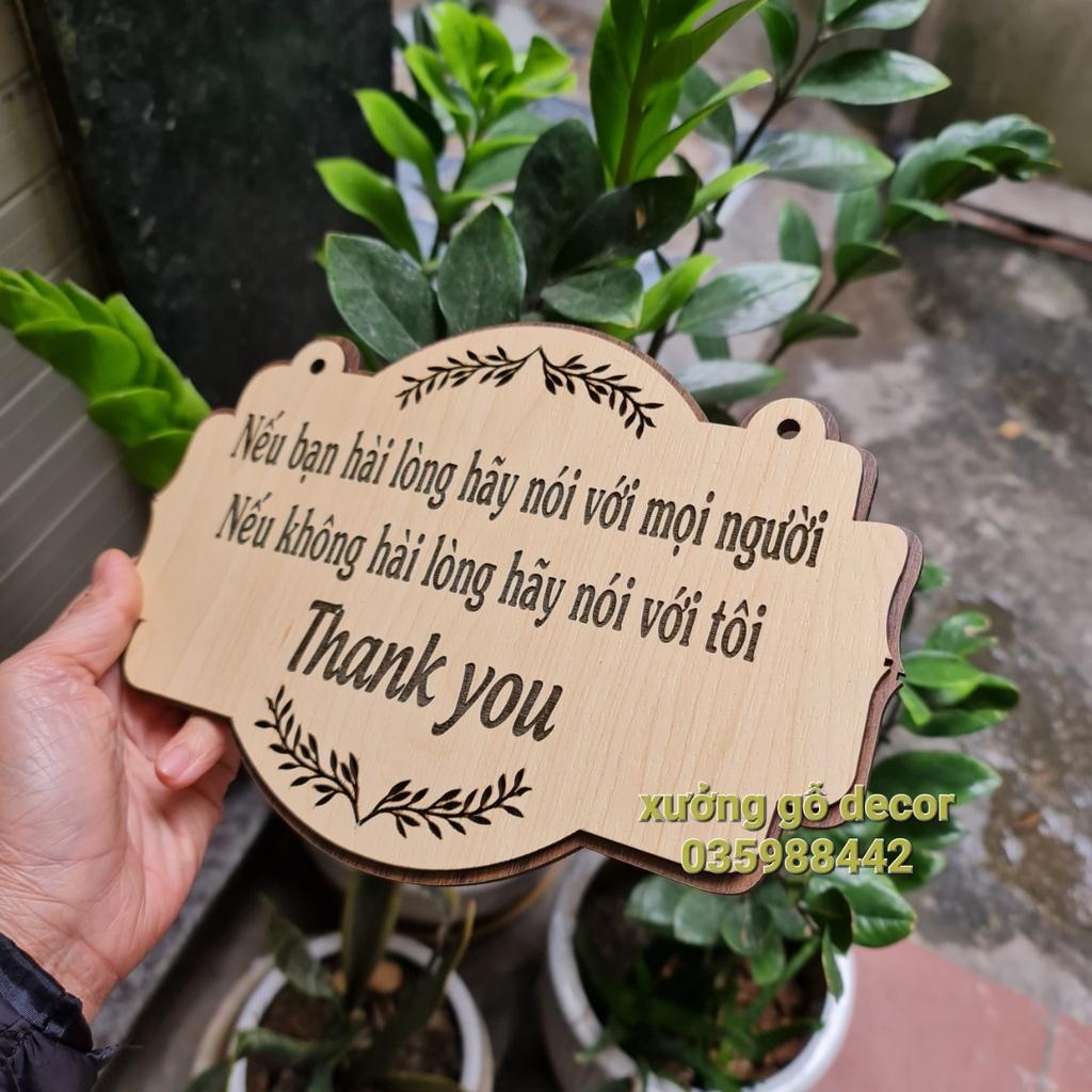 Bảng Gỗ Treo Trang Trí Shop