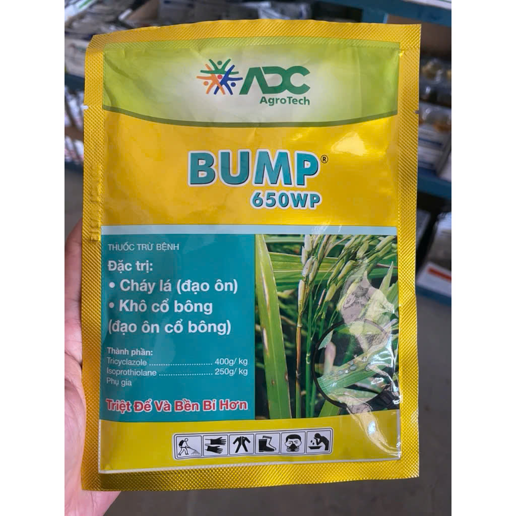Trừ bệnh BUMP 650WP gói 25g quản lý đạo ôn lá, cổ bông Chính Hãng ADC