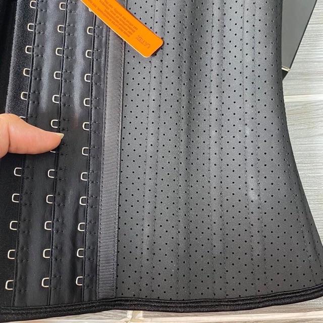 Gen Nịt Bụng Latex Thông Hơi Nhập Khẩu Hy Lạp - Cao su hạt mật độ thấp 25 xương siêu đàn hồi - Tặng Thước Dây