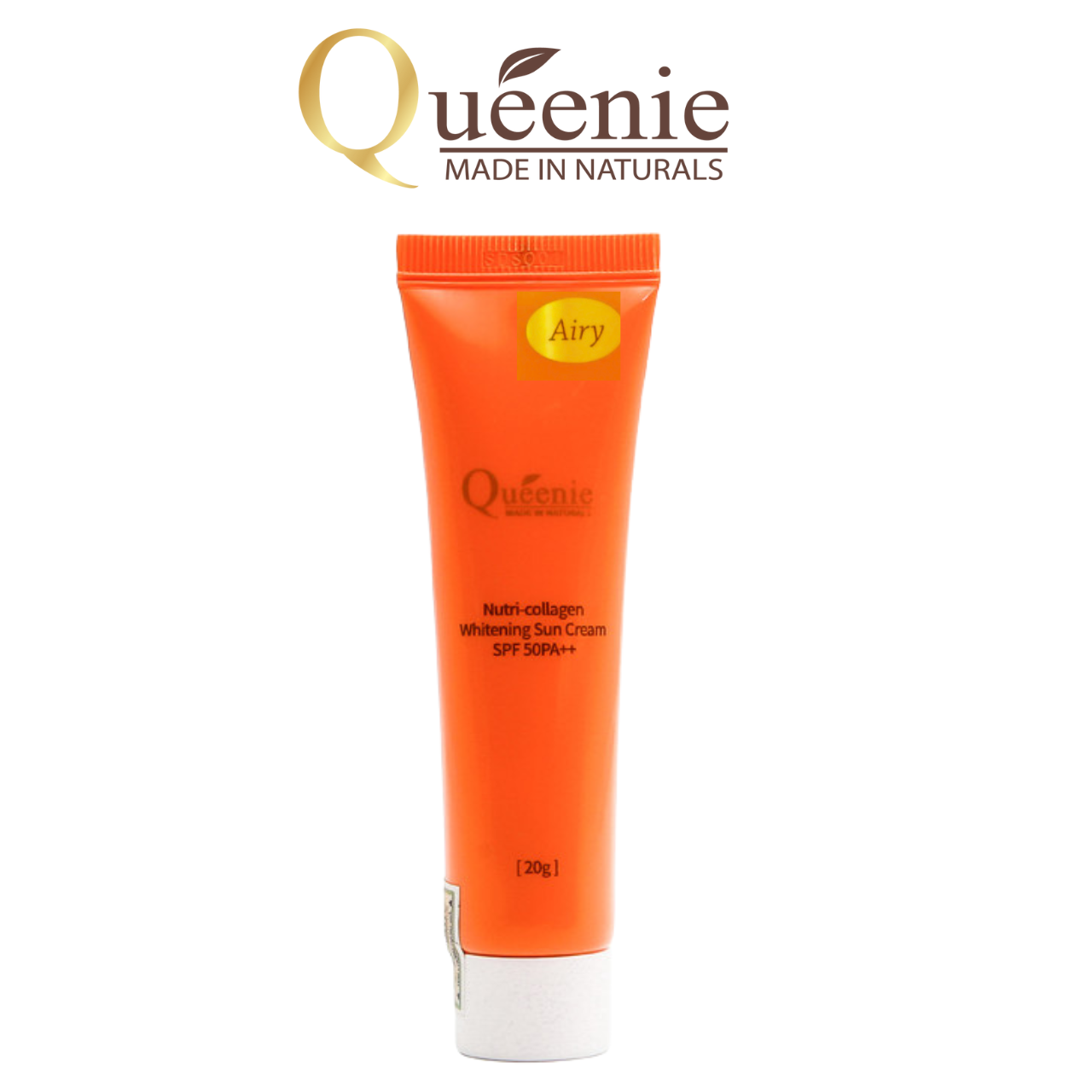 Kem chống nắng Queenie dưỡng trắng, bảo vệ da hoàn hảo 20ml - Mỹ Phẩm Hàn Quốc