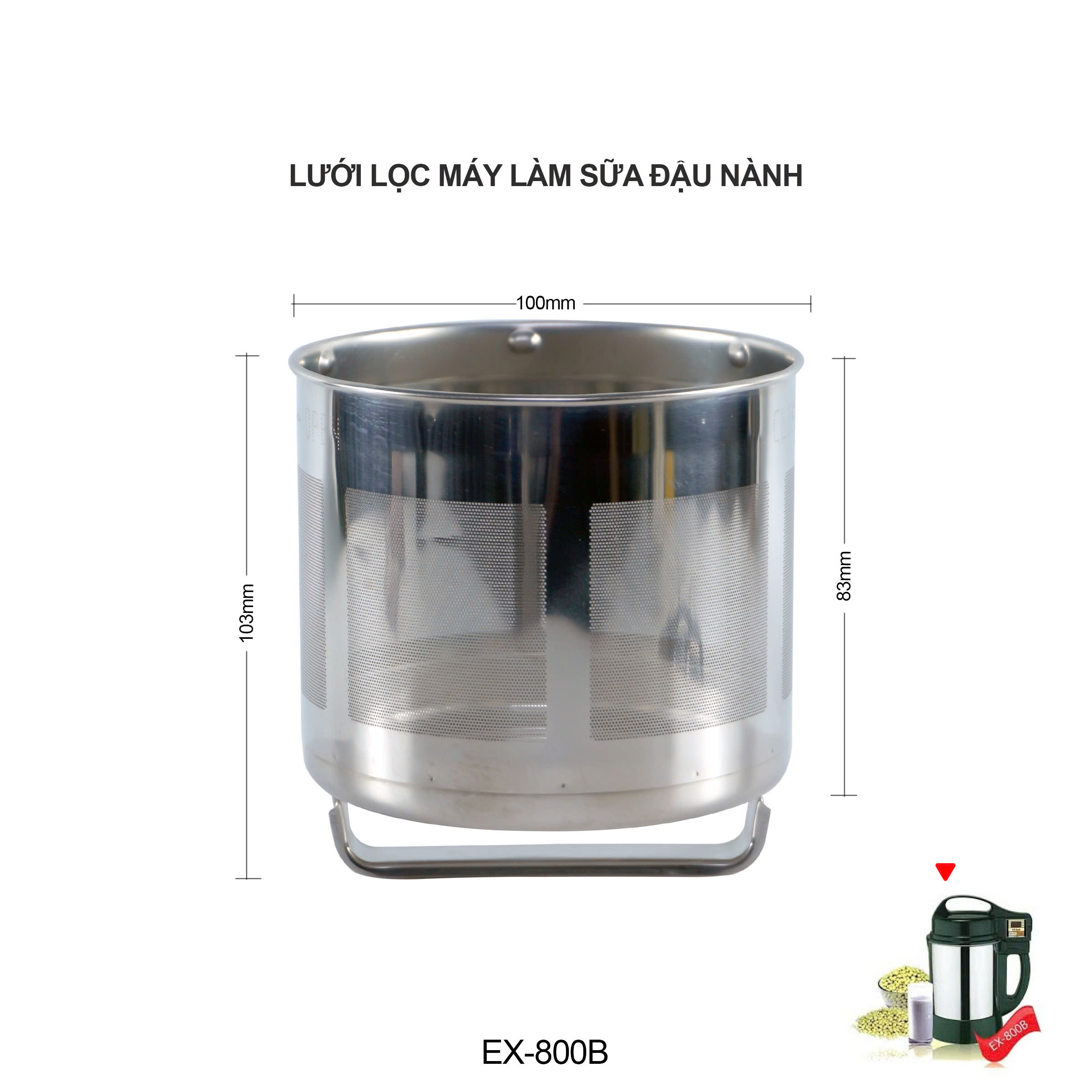 Lưới Lọc Inox 304 Cao Cấp, Phụ Kiện Thay Thế Cho Máy Làm Sữa Hạt, Máy Xay Đậu Nành – Chống Gỉ, Lọc Mịn Hiệu Quả – Dễ Vệ Sinh, Lắp Đặt Nhanh Chóng – Tiện Lợi Và Tiết Kiệm Chi Phí