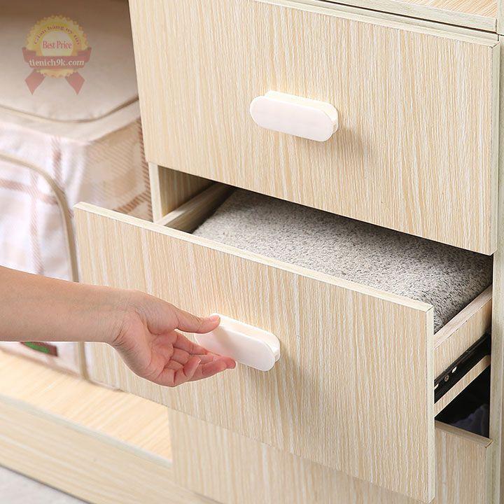 Tay nắm cửa thay thế siêu dính cho tủ lạnh quần áo gỗ cửa kính nhôm hình chữ nhật