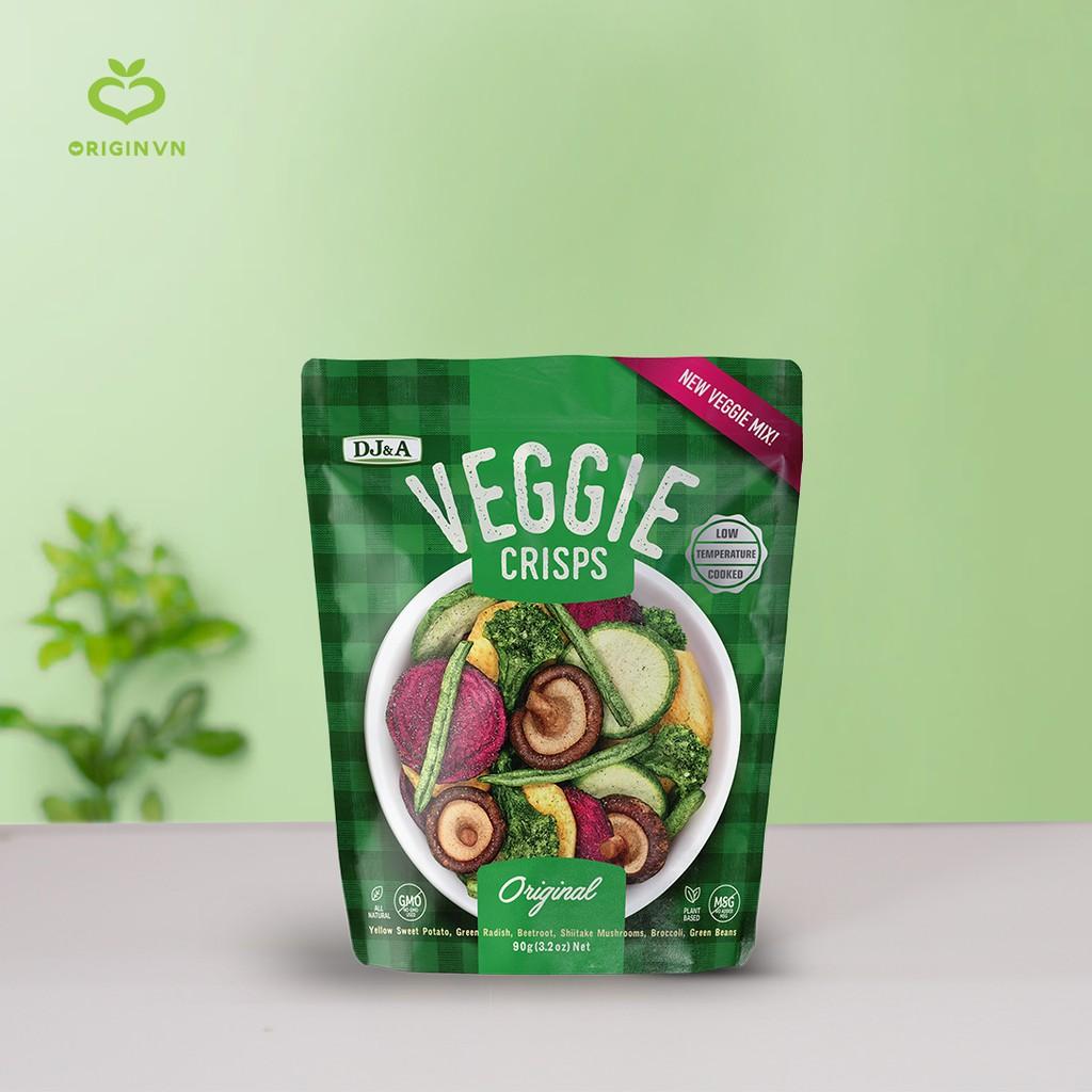 Rau củ sấy giòn vị truyền thống DJ&A 90g