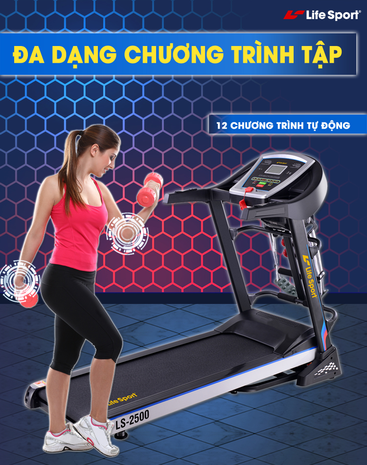 Máy chạy bộ Lifesport LS-2500