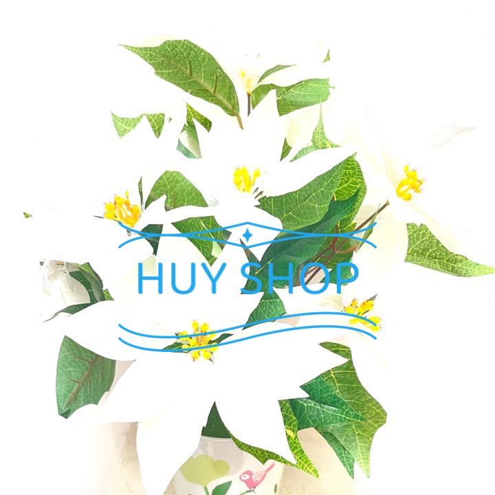 CHẬU HOA TRẠNG NGUYÊN VẢI CAO CẤP 12 NHÁNH