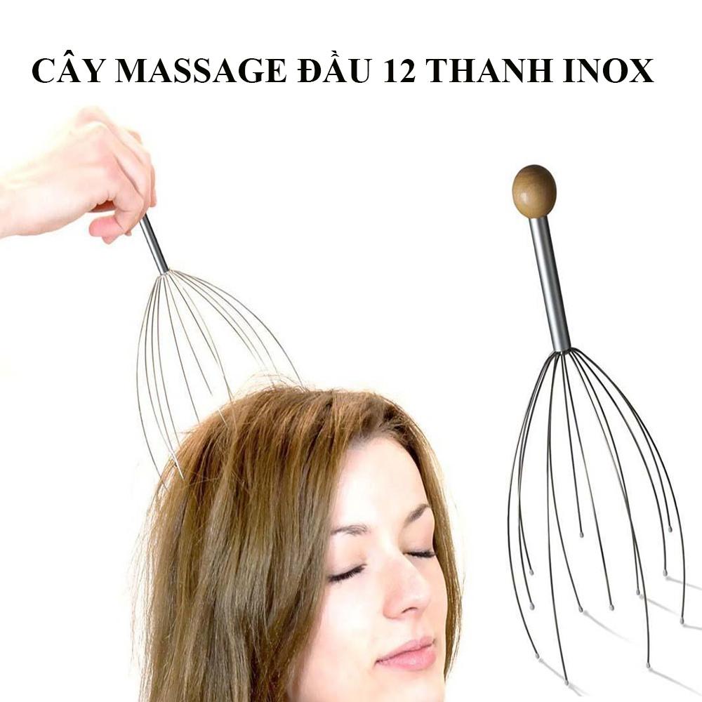 Cây Massage Đầu, Thư Giãn Giảm Stress, Ngủ Ngon Sâu Giấc, Tuần Hoàn Máu, Giảm Đau Đầu, Mát Xa Đầu