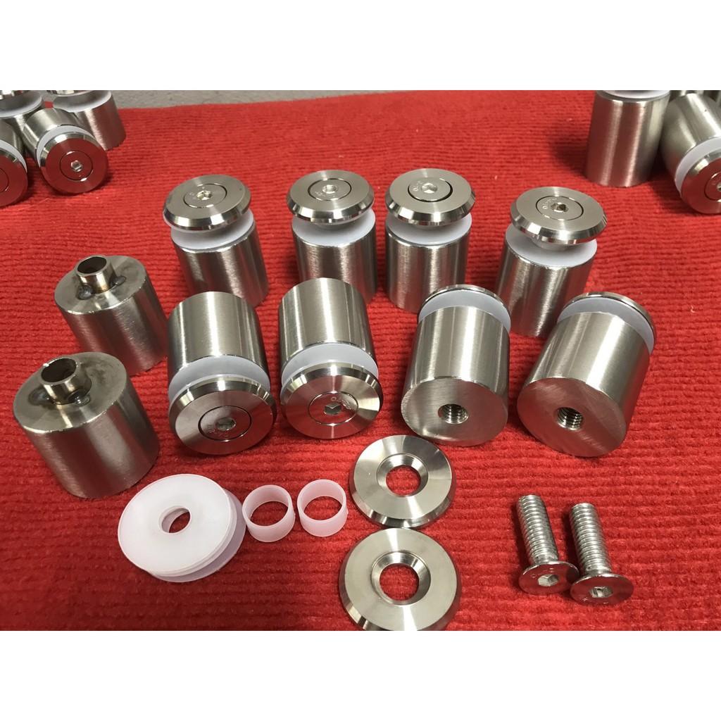 Ốc bắt kính phi 38,pát bắt cầu thang inox 304