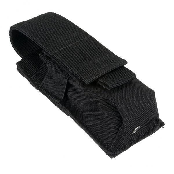 5-10pack Tactical Military Flashlight Torch Belt Holster Holder Pouch - Black