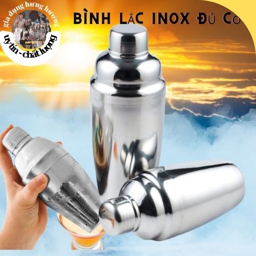 Bình Lắc Shaker Inox đủ cỡ