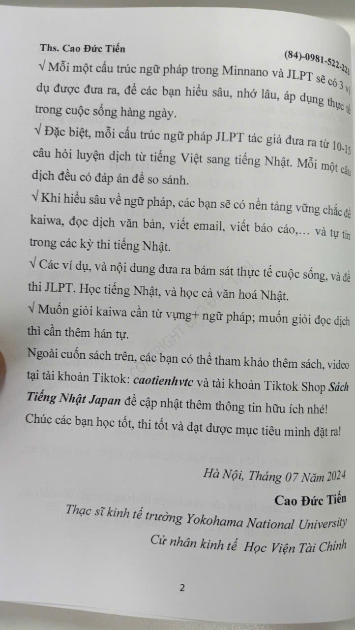 PHÂN TÍCH THỰC HÀNH NGỮ PHÁP TIẾNG NHẬT TẬP 3