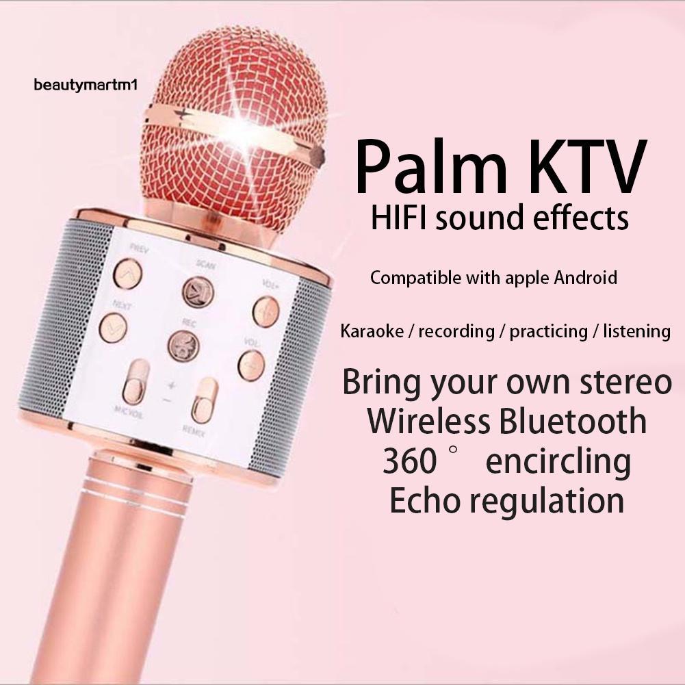 Micro hát karaoke kết nối bluetooth với điện thoại