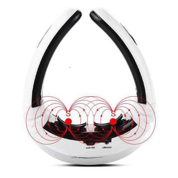Tặng pin ) MÁY TRỊ LIỆU MASSAGE CỔ THÔNG MINH 3D kèm 2 miếng dán HIỆU QUẢ TỐT - Máy Massage Cổ Vai Gáy Lưng Thông Minh