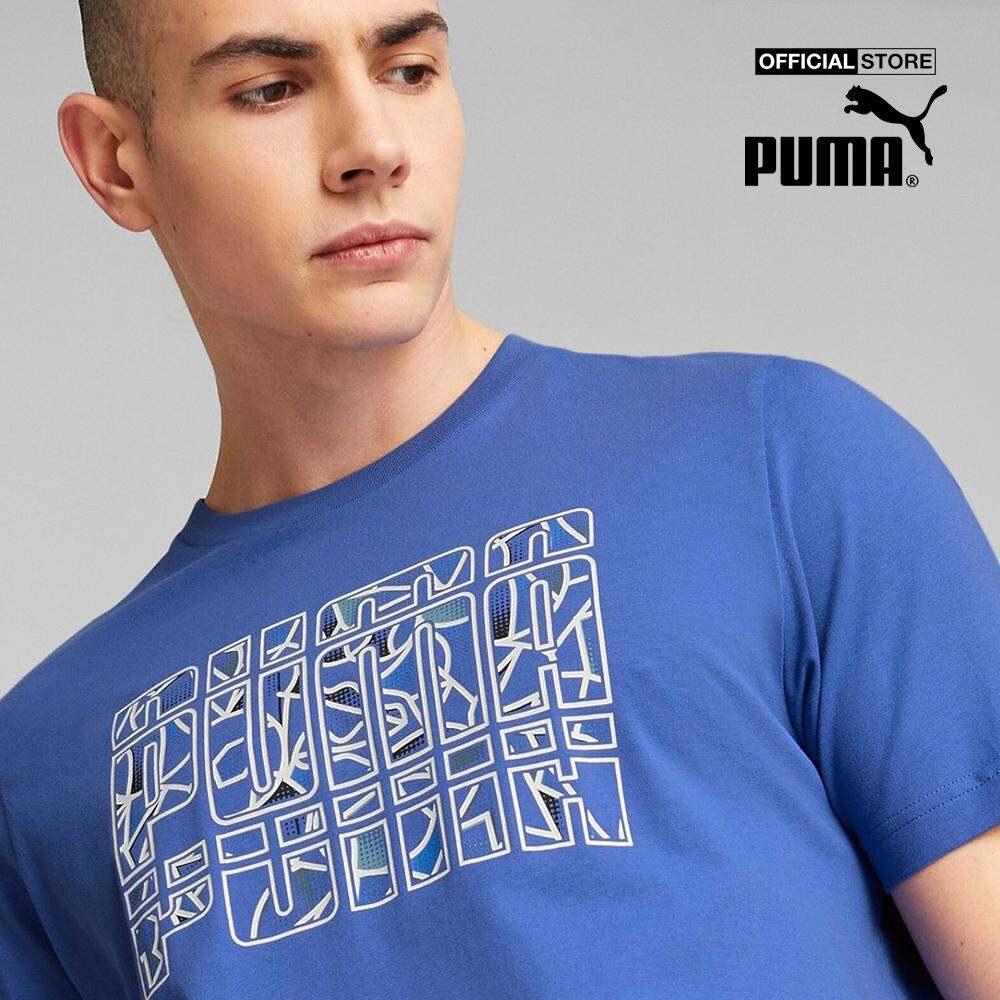 PUMA - Áo thun nam cổ tròn tay ngắn Graphics Summer 674482