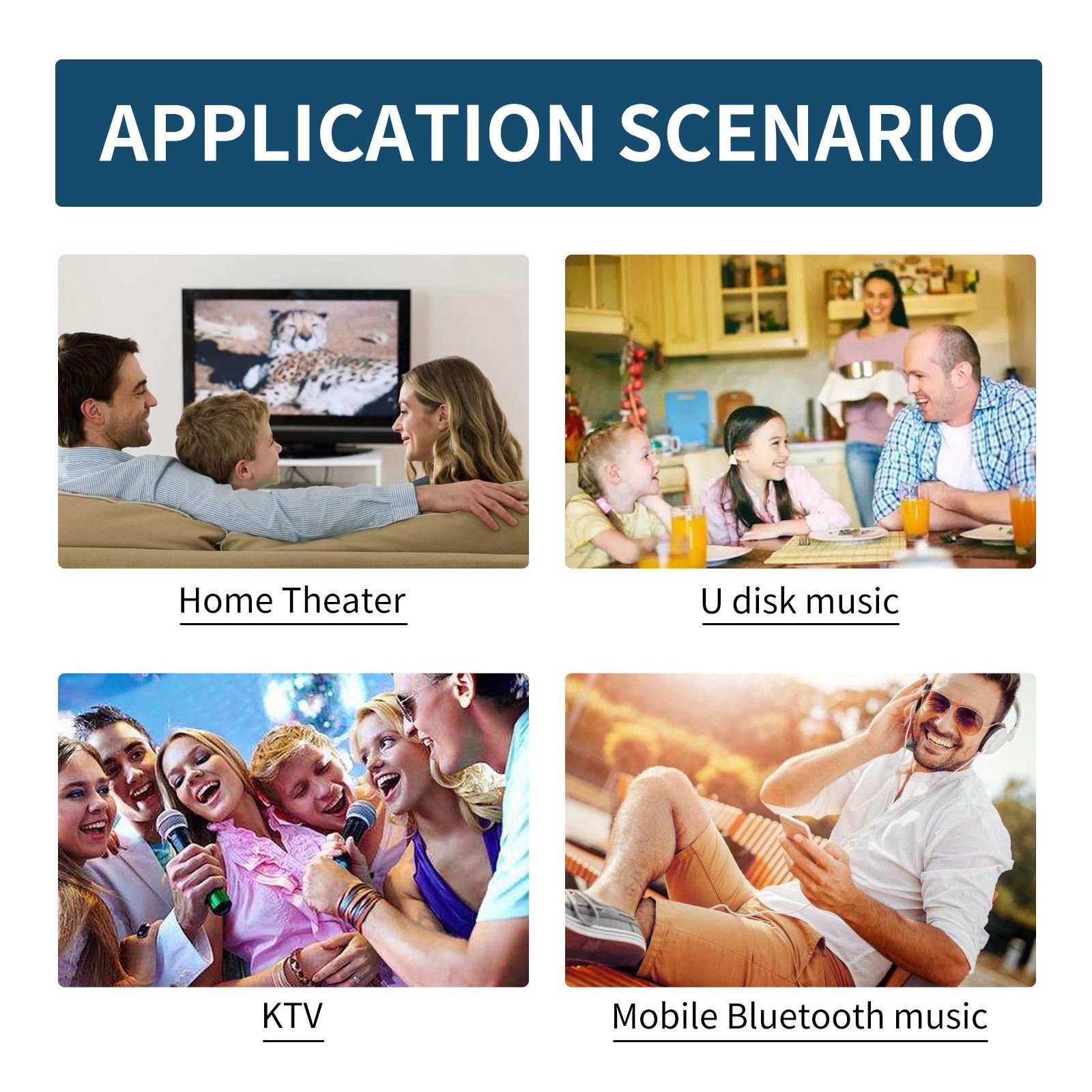 Digital to Analog Audio Converter Bluetooth 5.0 Receiver for Ktv Mobile Bluetooth Music